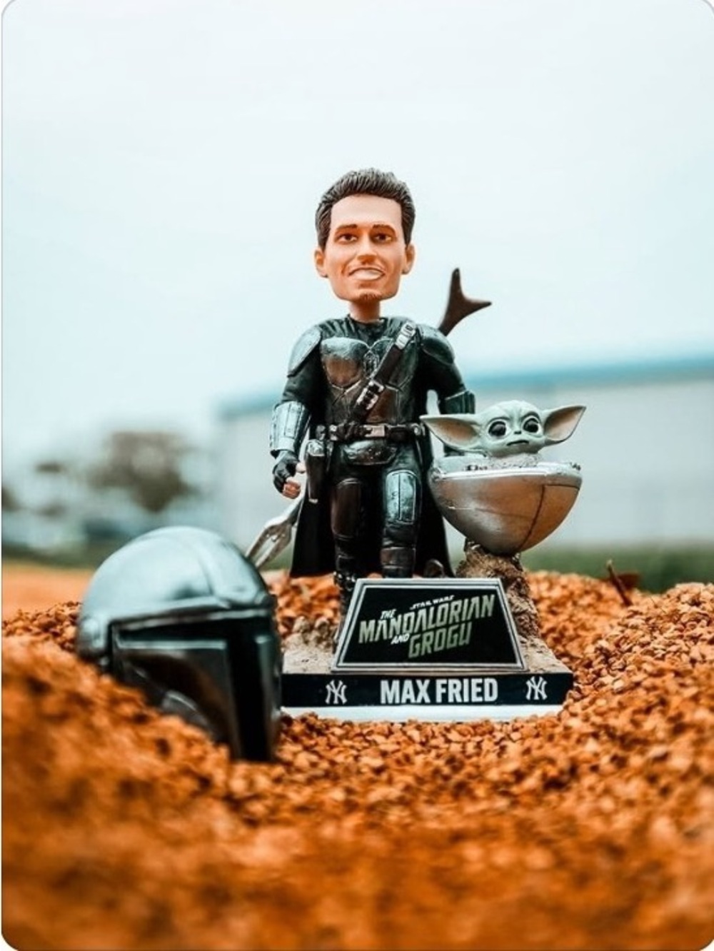 PRESALE Max Fried Mandalorian Bobblehead SGA Yankees Star Wars Day 5/2 SHIPS 5/4